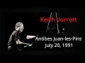 Keith Jarrett, Antibes Juan-les-Pins, July 20, 1991