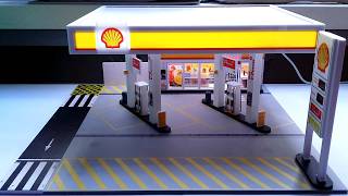 Reviewing the 1/64 SHELL Gas Station Diorama by G-Fans 🤩