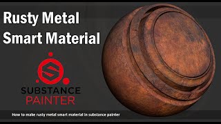 Metal Smart Material - Rusty metal (3) - substance painter