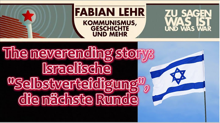 The neverending story: Israelische "Selbstverteidigung" - die nächste Runde