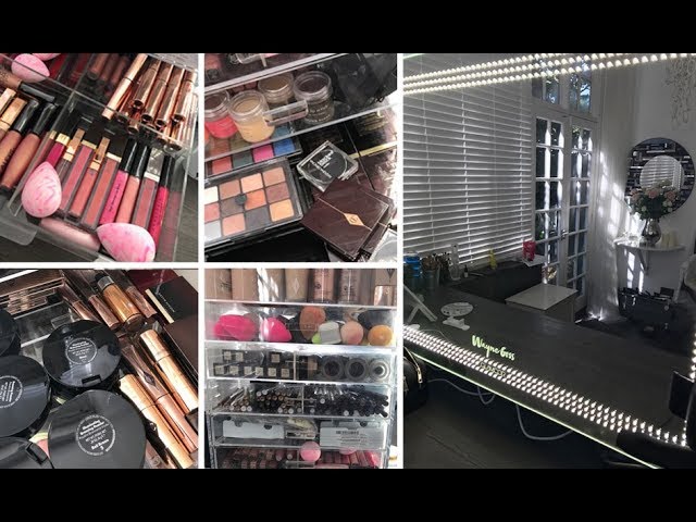 MY STUIDO SET UP  & MAKEUP STORAGE!!!!