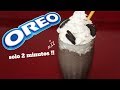 Batido helado oreo. Oreo shake