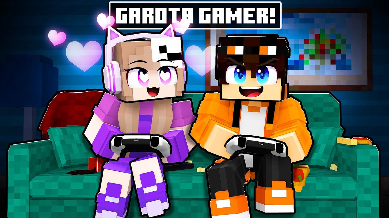 GAROTA GAMER se APAIXONOU por MIM no Minecraft!
