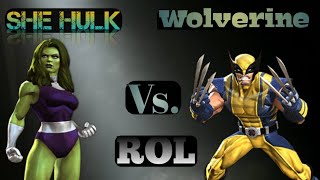 She Hulk Vs. Wolverine (Realm Of Legends)-Marvel Contest of Champions