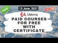 Udemy Free Online Courses with Certificate | Udemy 100% OFF Coupons | Udemy Free Courses