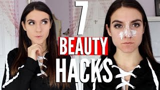 7 BEAUTY HACKS To Get CLEAR & FLAWLESS Skin !!