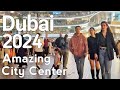 Dubai 4k amazing burj khalifa city center walking tour 