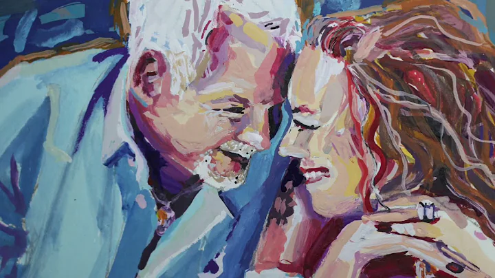 Painting my friends Floyd and Sandra Gibbs