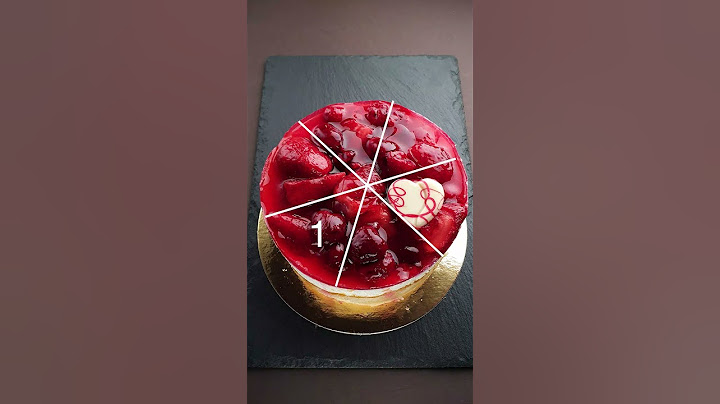 How to cut a cake into 8 pieces with 3 cuts? #shorts