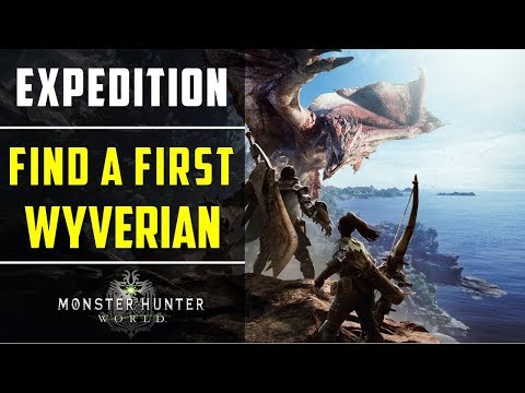 Video: Monster Hunter World - Första Wyverian-platsen I Ancient Forest