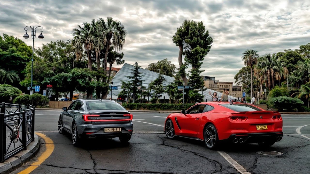 🚗 Авто Тур по Баку 2025 | 4K 60FPS | Только звуки города | Исторический и Современный Баку (7 Июнь)