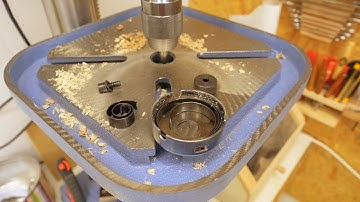 Replacing a broken drill press spring