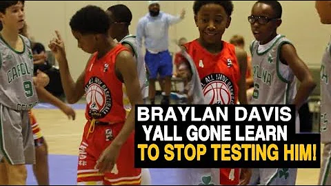 (MIC'D UP) Y'all Better Stop Playing W/ Braylan Davis! - THE KID IS COLD!!!