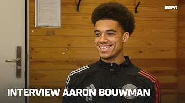 Basisspeler Aaron Bouwman komt uit Ajax-nest: "Mijn vader stond op de F-Side" 👨‍👦👀 | Interview