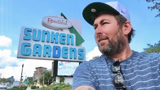 Sunken Gardens In St Pete Florida - Beautiful Roadside Attraction In A Sinkhole / DJ Kitty Overload