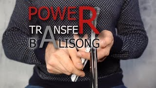 Нож бабочка. Power Transfer.  Балисонг трюки флиппинг balisong