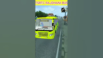 TSRTC RAJDHANI BUS WITH MUZICL HORN ❤@PBRKSGAMING #short #shorts #bussidmods #trending 🔥🔥🔥🔥
