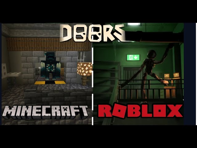 Roblox Doors In Minecraft Figure burning Cutscene (short edition