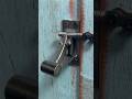 Simple idea with automatic gate latch lock # mechanism lock # DIY # Craft metal # Unique lock