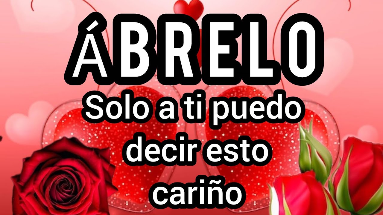 Mi princesita Juré decirte esto algún día y mi corazón quiere que sea hoy por favor escuchalo amor