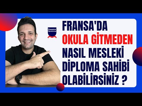 Fransa&rsquo;da tamamen evinizde nasıl mesleki diploma sahibi olabilirsiniz ?