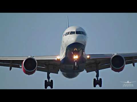 Боинг 757 — посадка с сильным ветром Azur Air