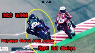 Faerozi podium, ngeri kali duelnya pantang mundur | ARRC 2024