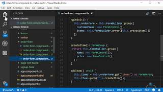 Angular asoslari. 7-Bo'lim, 7-Dars. FormArray va FormBuilder.