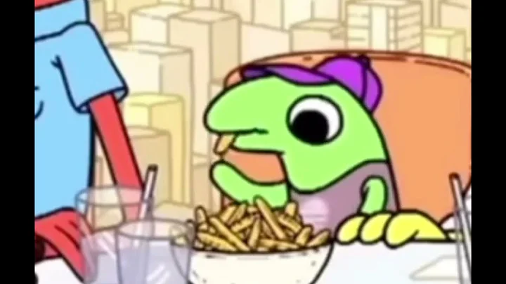 Glep eating fries 2