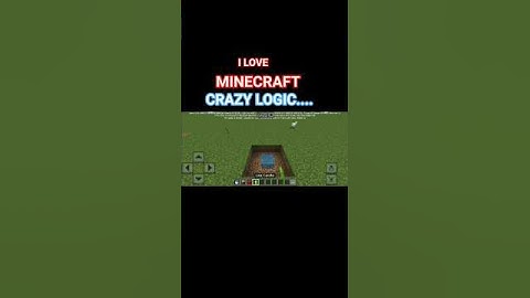 Minecraft Logic Moment #minecraft #shorts