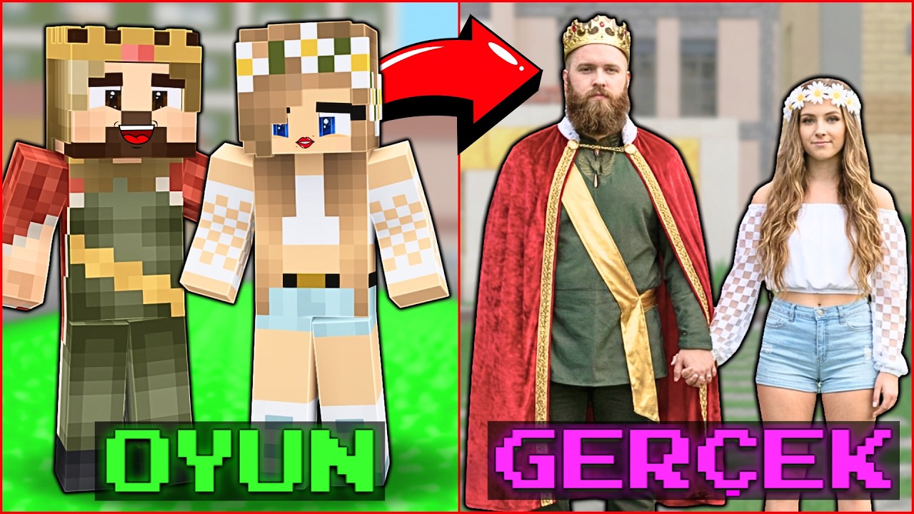 MİNECRAFT PARODİLERİ SEVGİLİ KARAKTERLERİN GERÇEK YÜZLERİ! 😍 -Minecraft