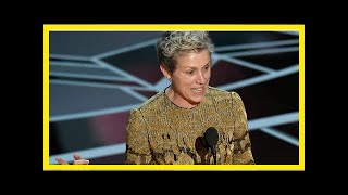 So what IS an 'inclusion rider'? The Oscar's speech that left viewers a bit baffled