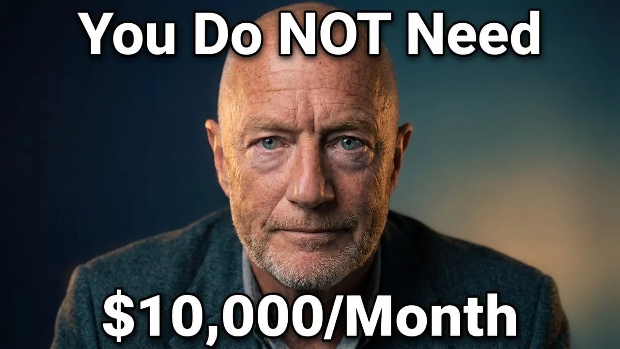 Вам не нужно 10 000 долларов в месяц.