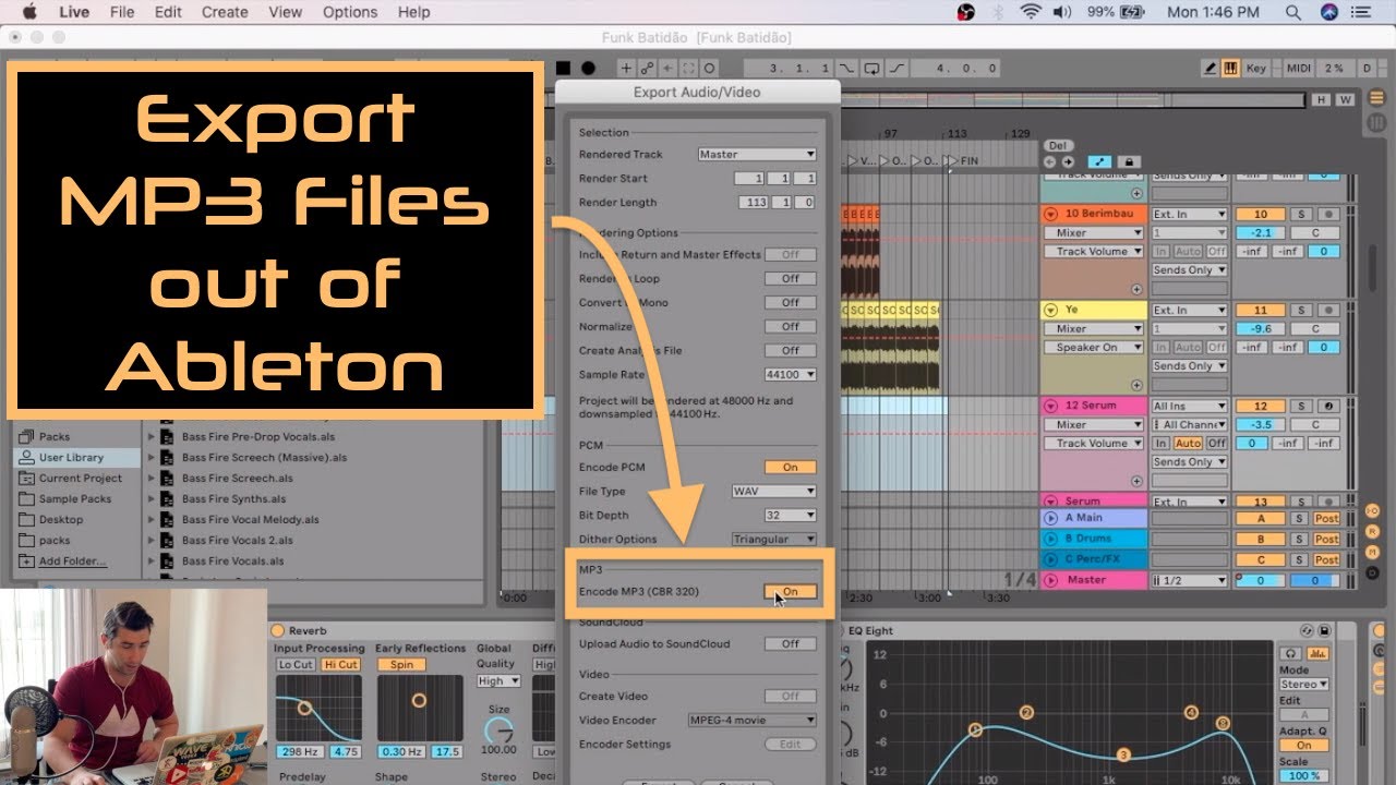 silent audio file ableton