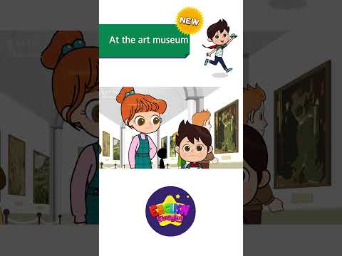 15. At an art museum – Enjoying the art pieces (English Dialogue) #shorts