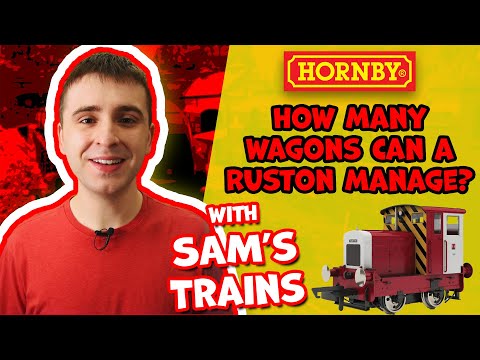 Hornby | Sam's Train's - How Many Wagons Can A Ruston Manage?