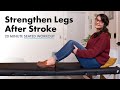 20 Minute, Real Time Seated Workout to Improve Leg Strength After Stroke