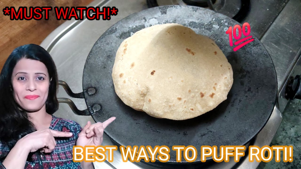 Direct Roti Gas pe na seke, Tawa par Roti fulaye in 3 tarikon se! BEST ...