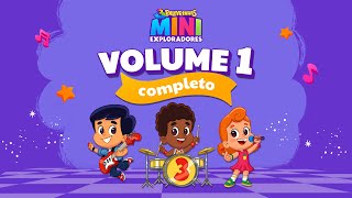 3 Palavrinhas Mini Exploradores - Volume 1 Completo Oficial