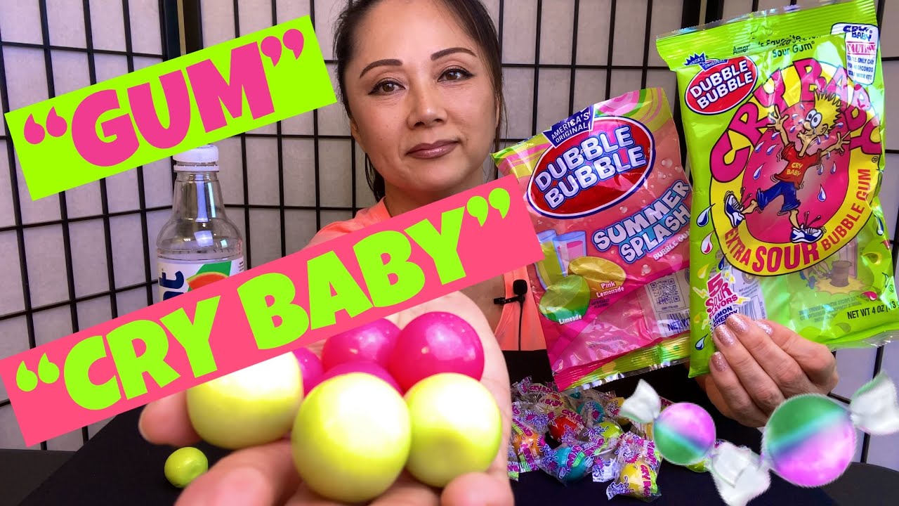 Dubble Bubble Cry Baby Extra Sour Bubble Gum 