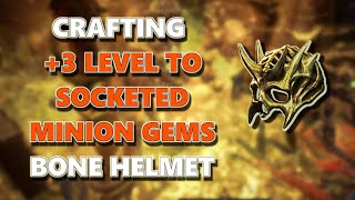 CRAFT  3 MINION LEVEL BONE HELMET