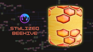 StylizedHive Material | Material Maker #materialmaker #procedural #substancedesigner