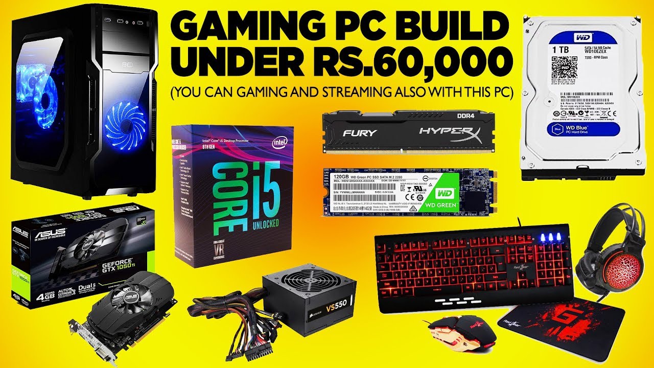 Best Gaming Pc Build Under Rs 60 000 Youtube