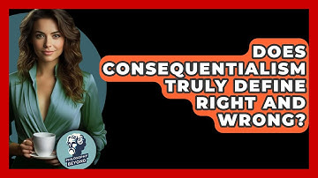 Does Consequentialism Truly Define Right And Wrong? - Philosophy Beyond