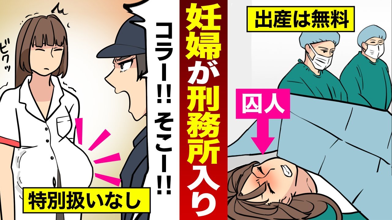 漫画 意外な妊婦待遇 妊娠中に刑務所に入るとどうなるのか マンガ動画 女性の出産無料 Youtube