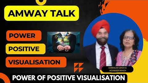 Power of Positive Visualizations @khushbusingh_official #networkmarketing #amwaytalk #nutrilite #cd