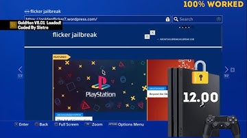 PS4 Jailbreak v12.00 | flicker Goldenhen