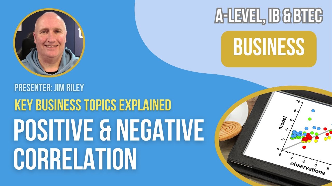 Positive and Negative Correlation | A-Level & IB Business - YouTube
