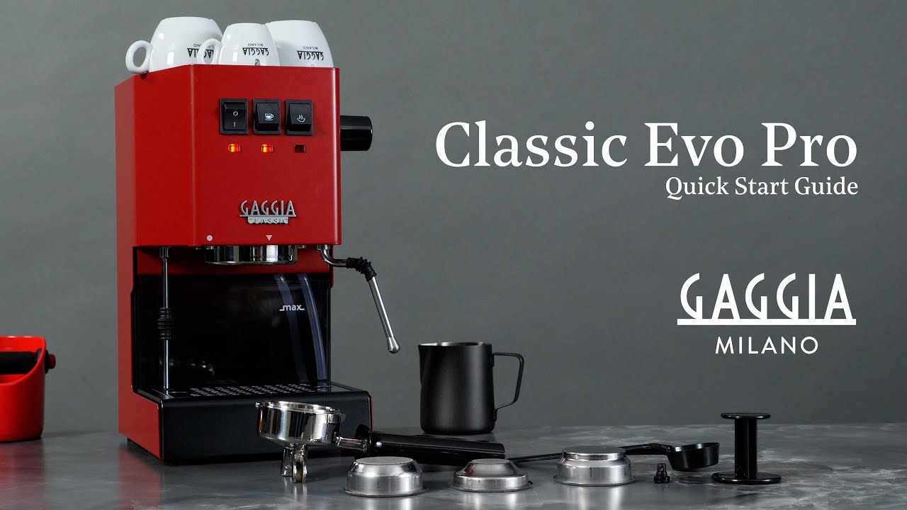 Gaggia Classic Evo Pro Espresso Machine in Sunshine Yellow – Whole Latte  Love