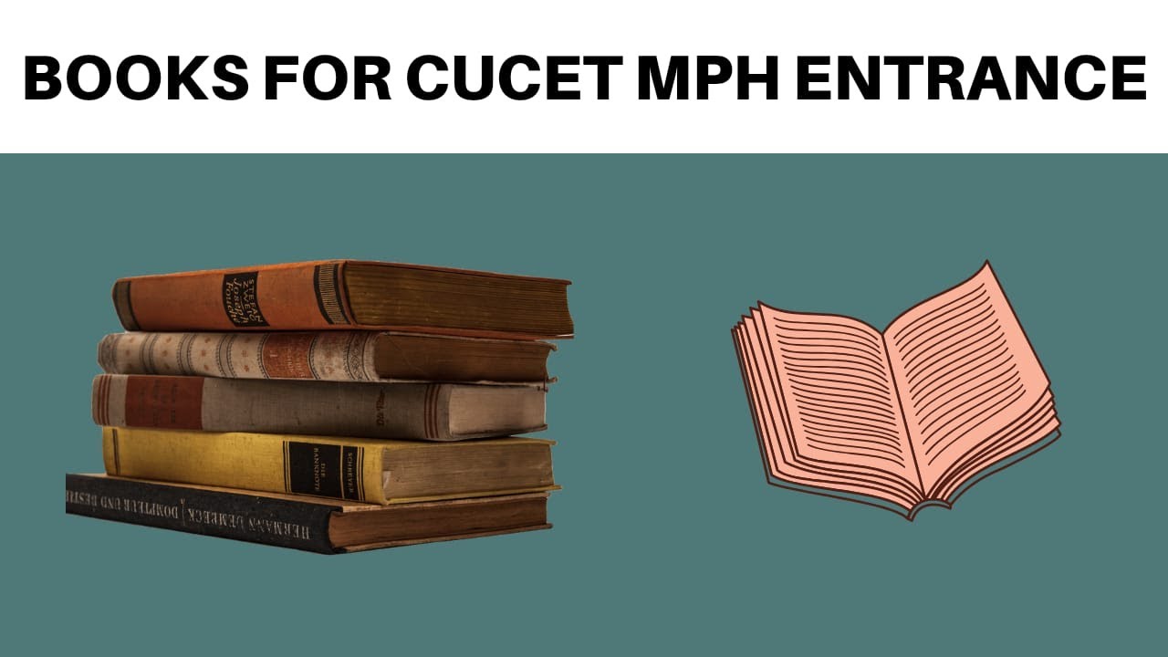 Best Books For CUCET MPH Entrance Exam CUCETPG2022 YouTube